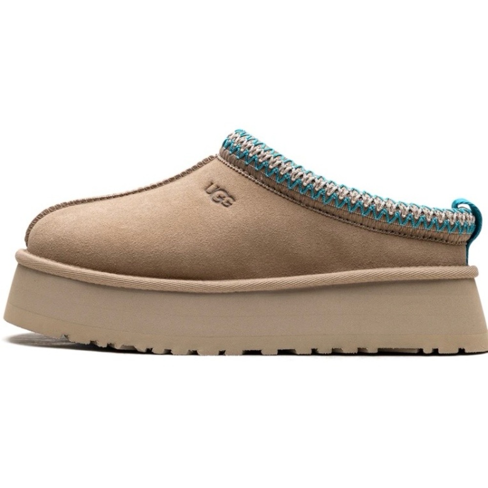 UGG Women's Tazz II Sapphire Ice “Driftwood” Platform slippers